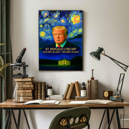 Donald Trump 47th President of the United States Presidential Masterpiece Series Poster