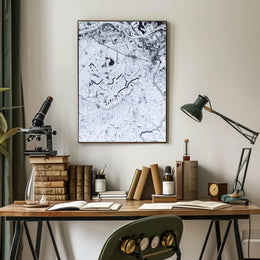 Winter Landscape From Above Poster