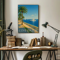 Côte DAzur Poster