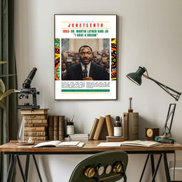 Black History Juneteenth MLK Speech Cultural or Heritage Poster