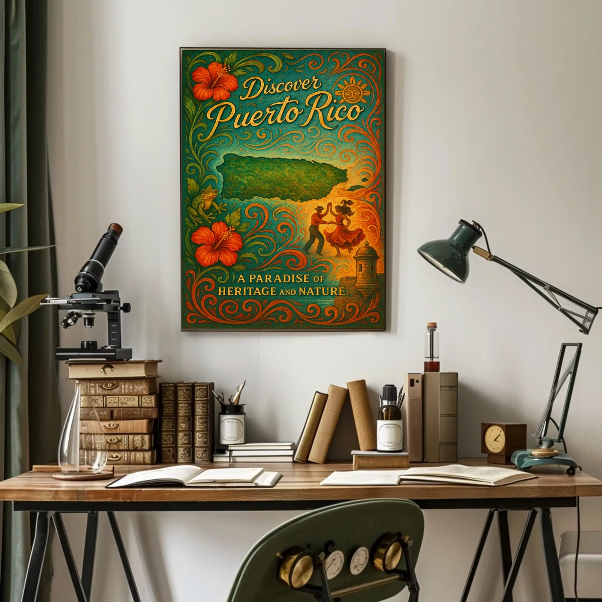 Discover Puerto Rico Poster