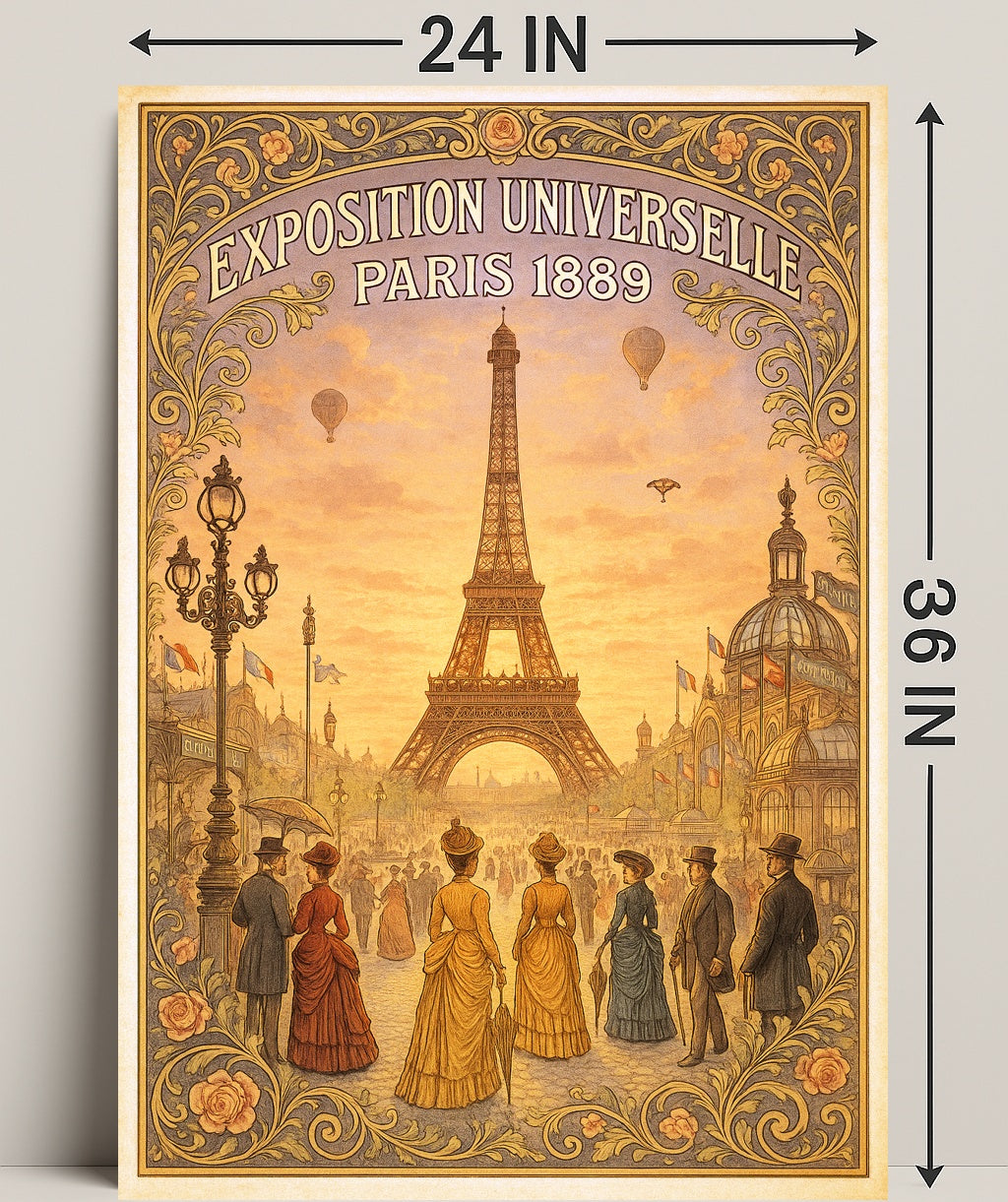 Exposition Universelle Paris 1889 Poster