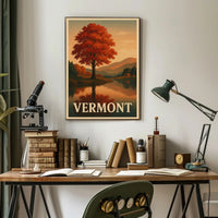 Vermont Autumn Splendor Wall Art Print