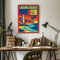Laguna Beach Scenic Poster PosterGoat