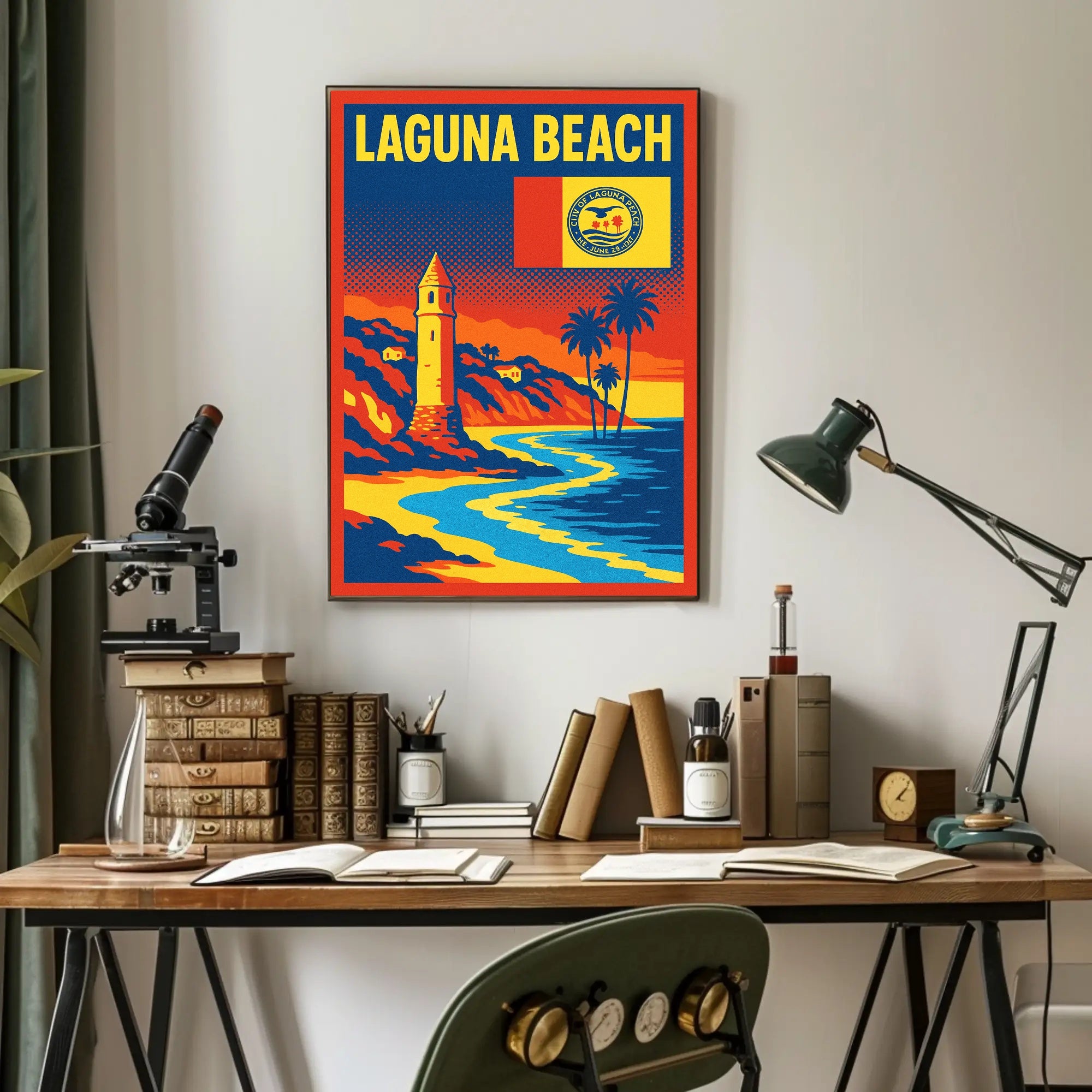 Laguna Beach Scenic Poster PosterGoat