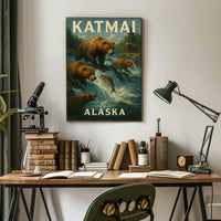 Katmai National Park Alaska Poster