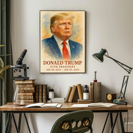 Visionary in Command Donald Trump Poster