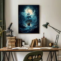 Voyage Through The Storm Poster PosterGoat
