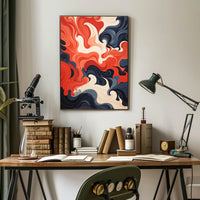 Swirling Colors Of Expression Poster