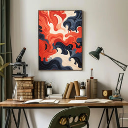 Swirling Colors Of Expression Poster