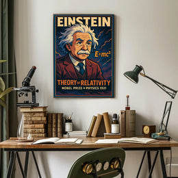 Albert Einstein Nobel Prize In Physics Poster