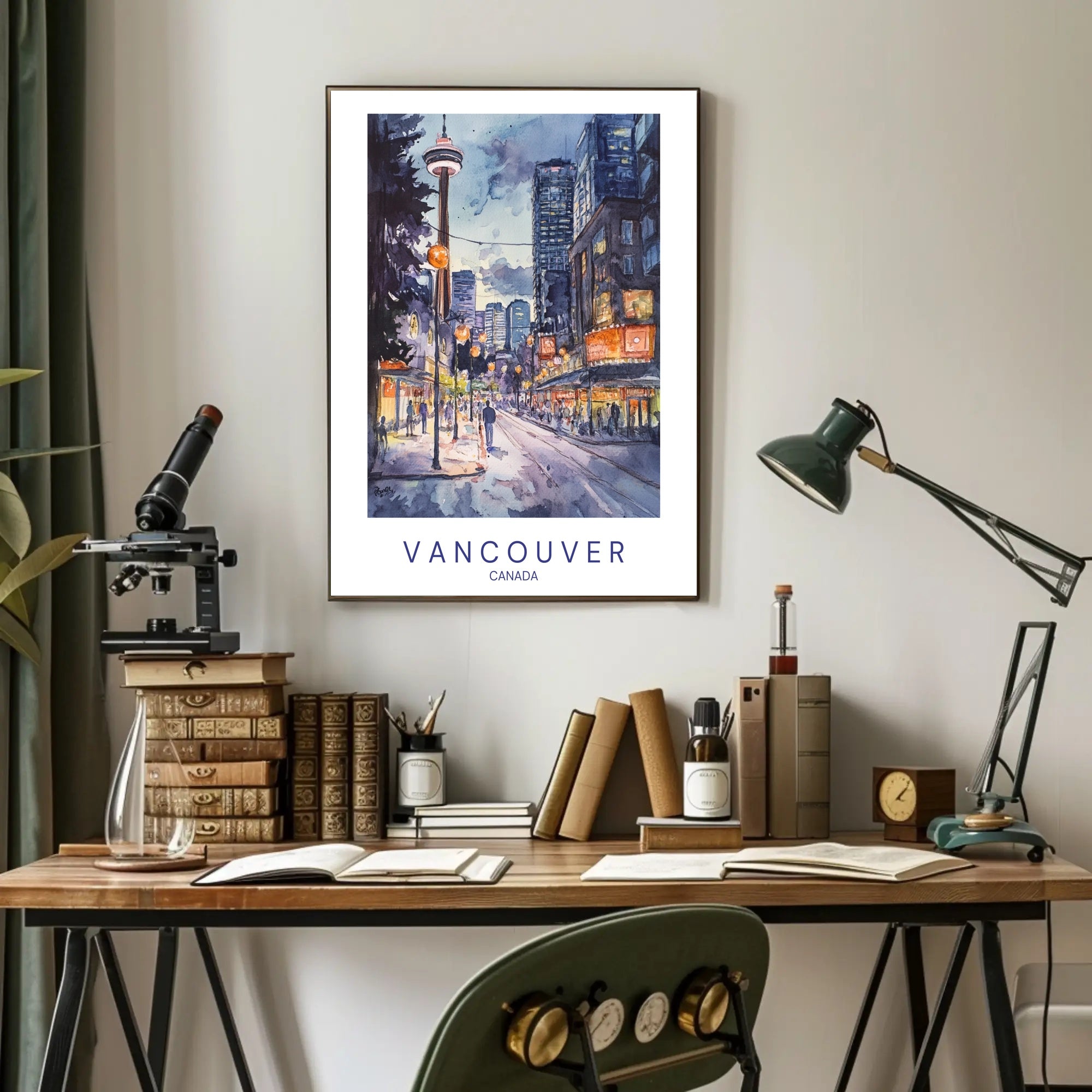 Vancouver Cityscape Poster PosterGoat