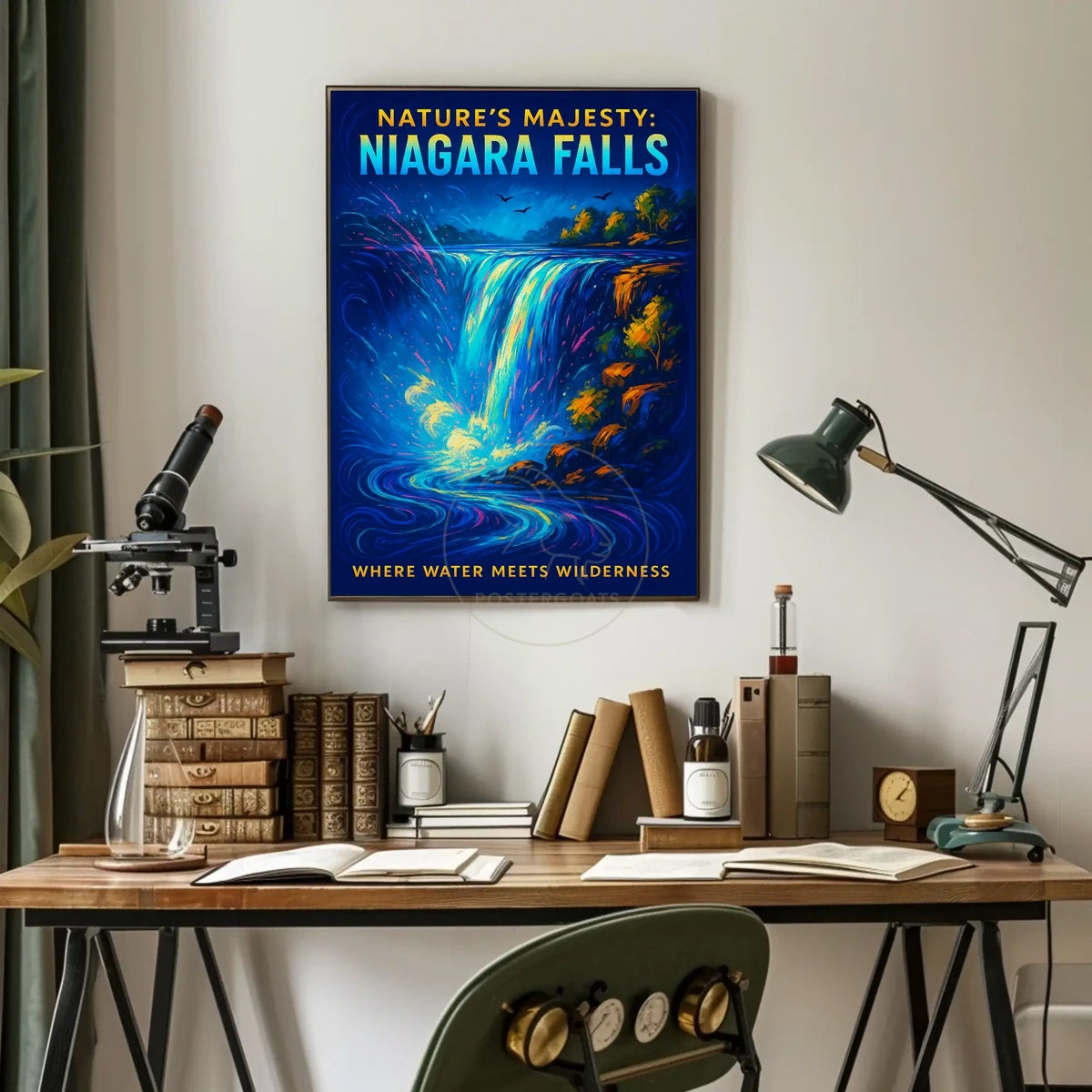 Niagara Falls Adventure Travel Poster