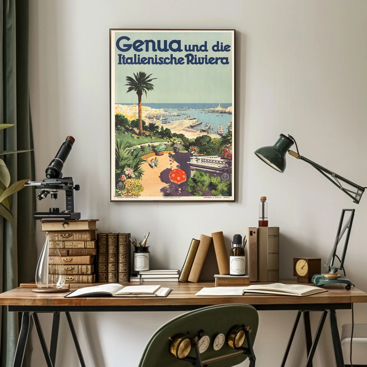 Genua Und Die Italienische Riviera Poster