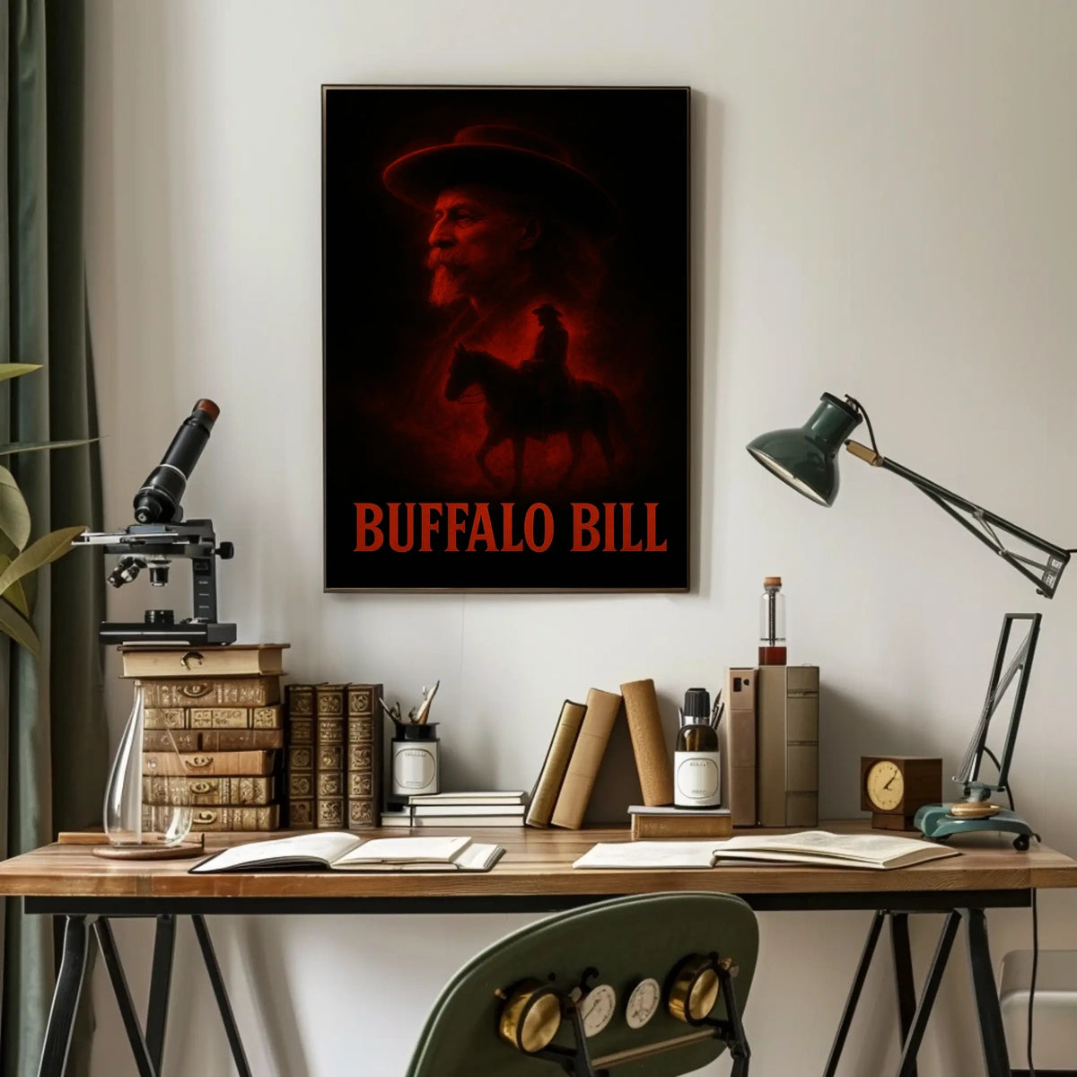 Buffalo Bill Classic American Heritage Historical Poster