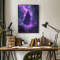 Enchanted Forest Wanderer Art Print Poster for Home Decor and Nature Lovers PosterGoat