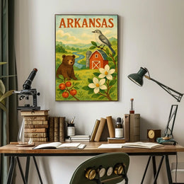 Arkansas Nature Scene Poster