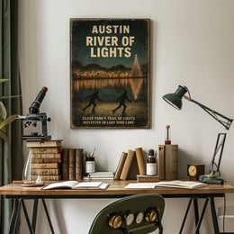 Austin River Of Lights Poster