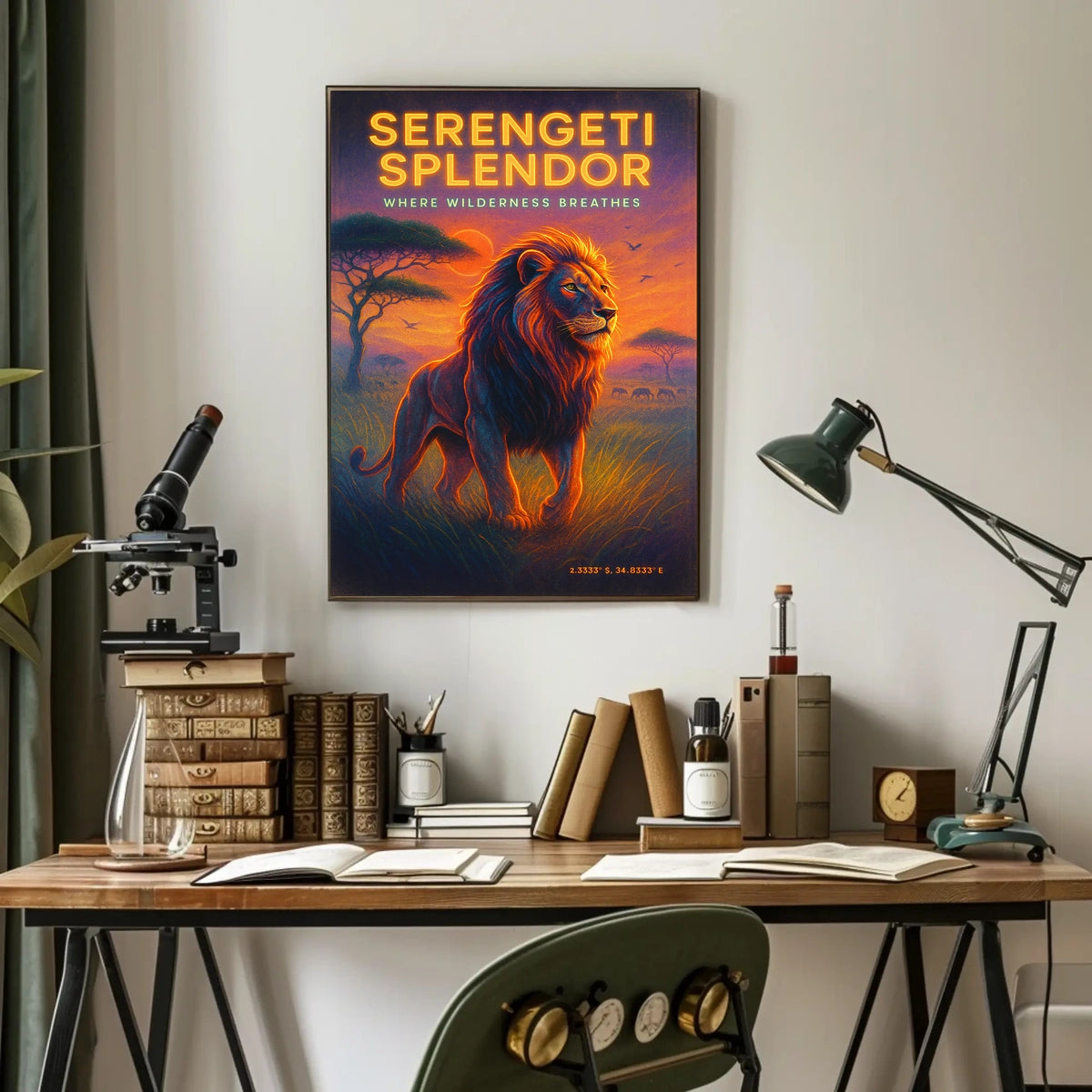 Serengeti Splendor Poster