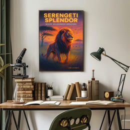 Serengeti Splendor Poster
