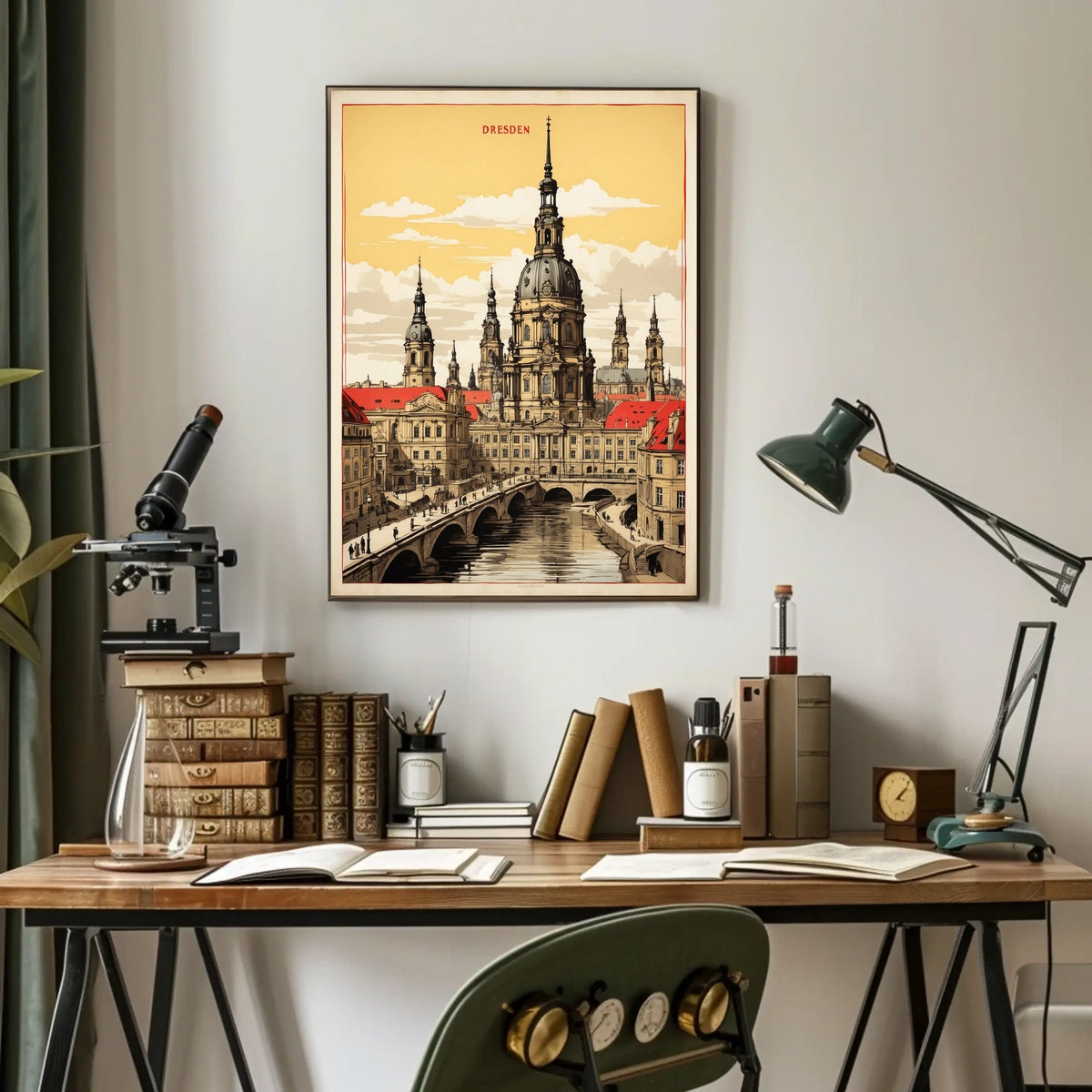Dresden Architectural Elegance Poster