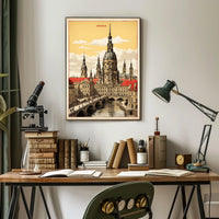 Dresden Architectural Elegance Poster
