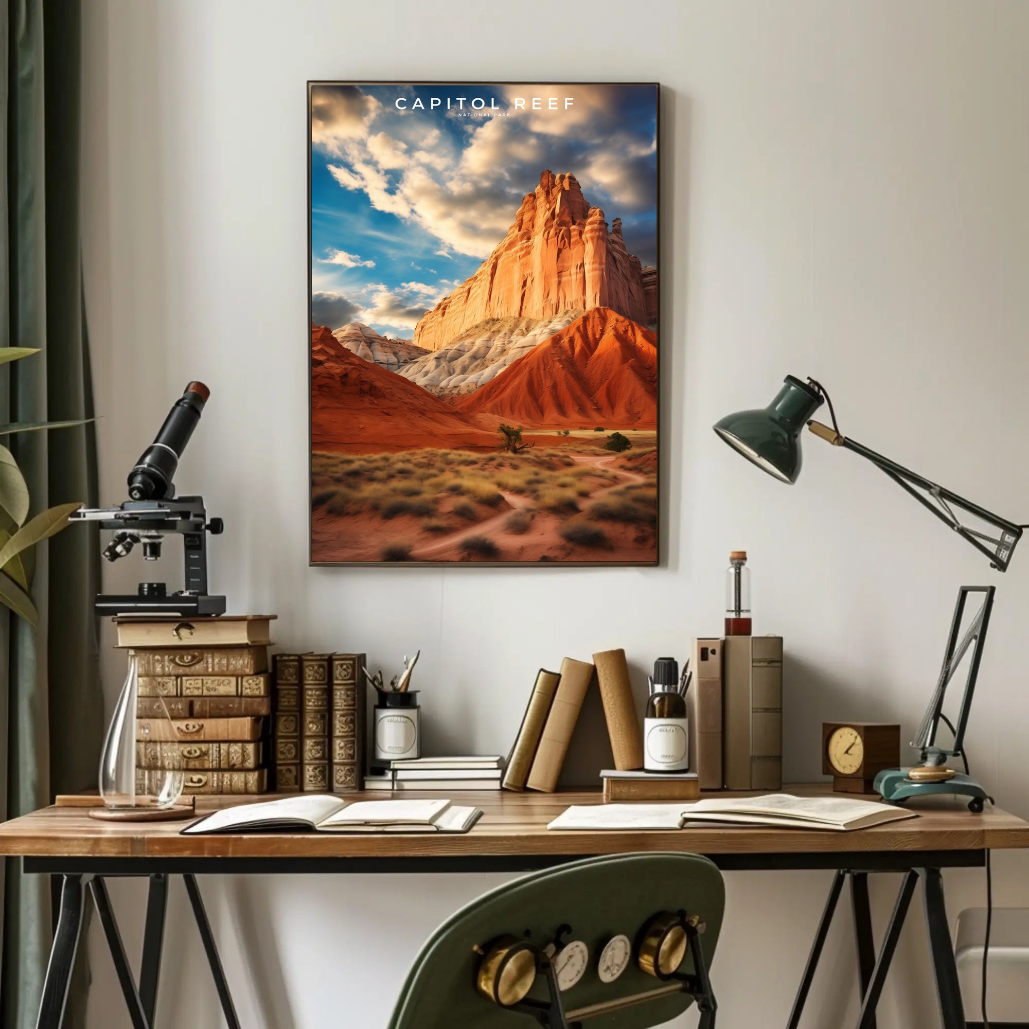 Capitol Reef Majestic Landscape Poster Print