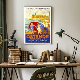 Ostende Queen Of The Beaches Poster