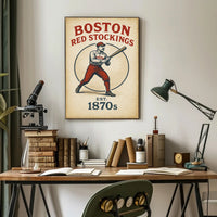Boston Red Stockings  Est. 1870s Poster PosterGoat