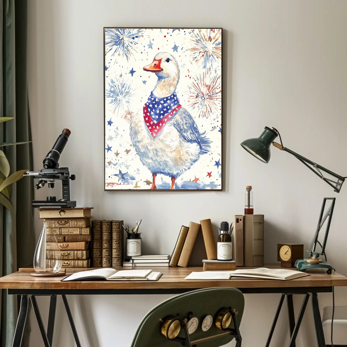 patriotic goose Poster