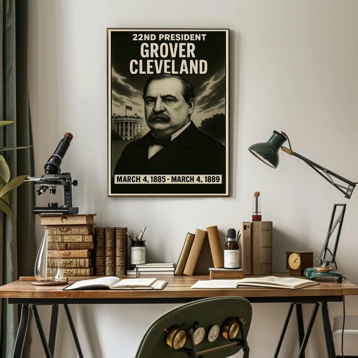 Grover Cleveland 22Nd President Poster