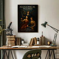 Allegorical Figures: A Fusion of Classical and Modern Poster
