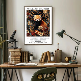 Cotton Prints Exhibition: Vintage Artistic Poster