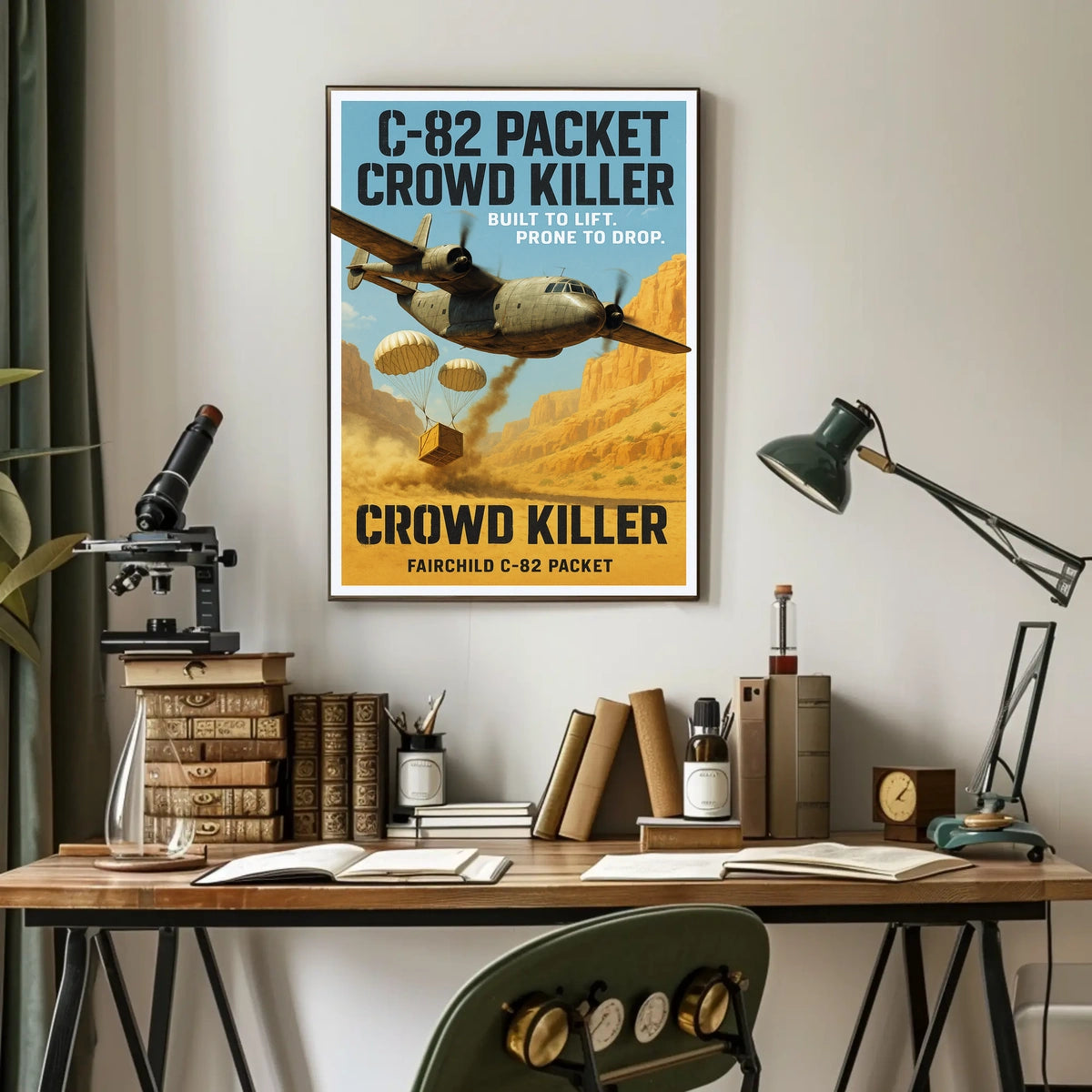 Fairchild C-82 Packet Crowd Killer Poster
