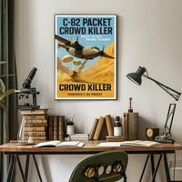 Fairchild C-82 Packet Crowd Killer Poster