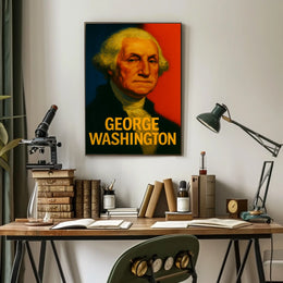 George Washington Historic Vintage Decor Lovers Poster