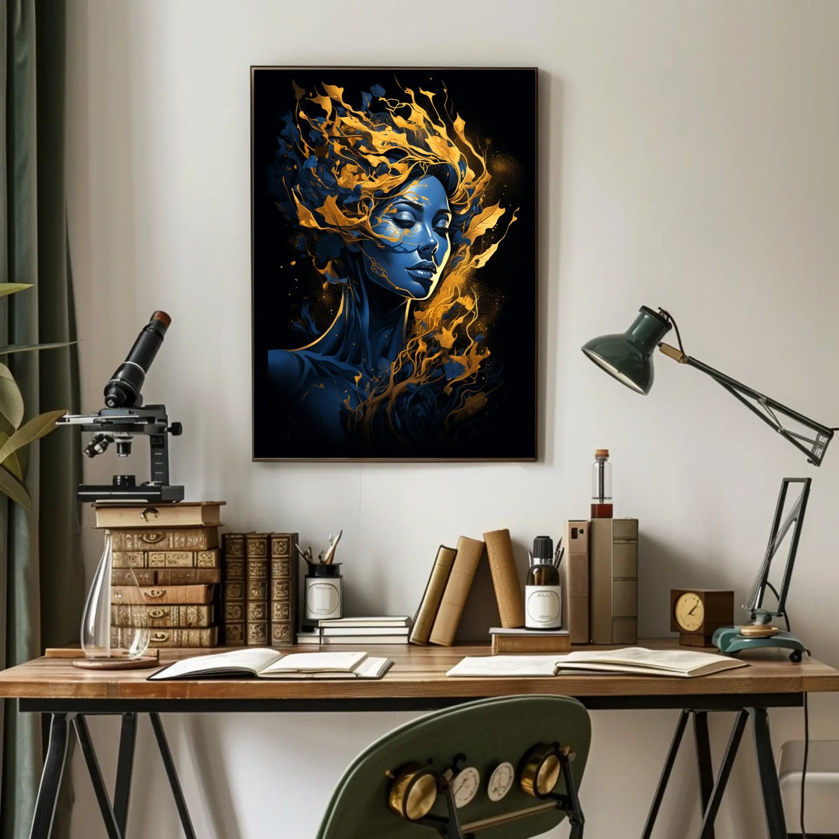 Ethereal Flames Poster