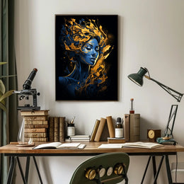 Ethereal Flames Poster