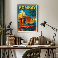 Bombay Vintage Travel Vintage Poster