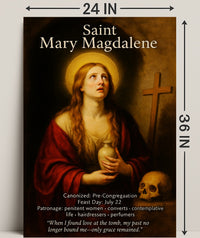 Saint Mary Magdalene Poster PosterGoat