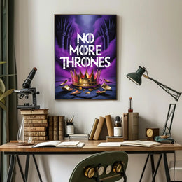 Shattered Crown: Dramatic Medieval Fantasy Mythology Poster