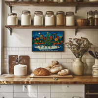 Holiday Skating Salt Lake City Festive Impressionism Poster