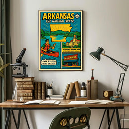 Arkansas The Natural State Poster