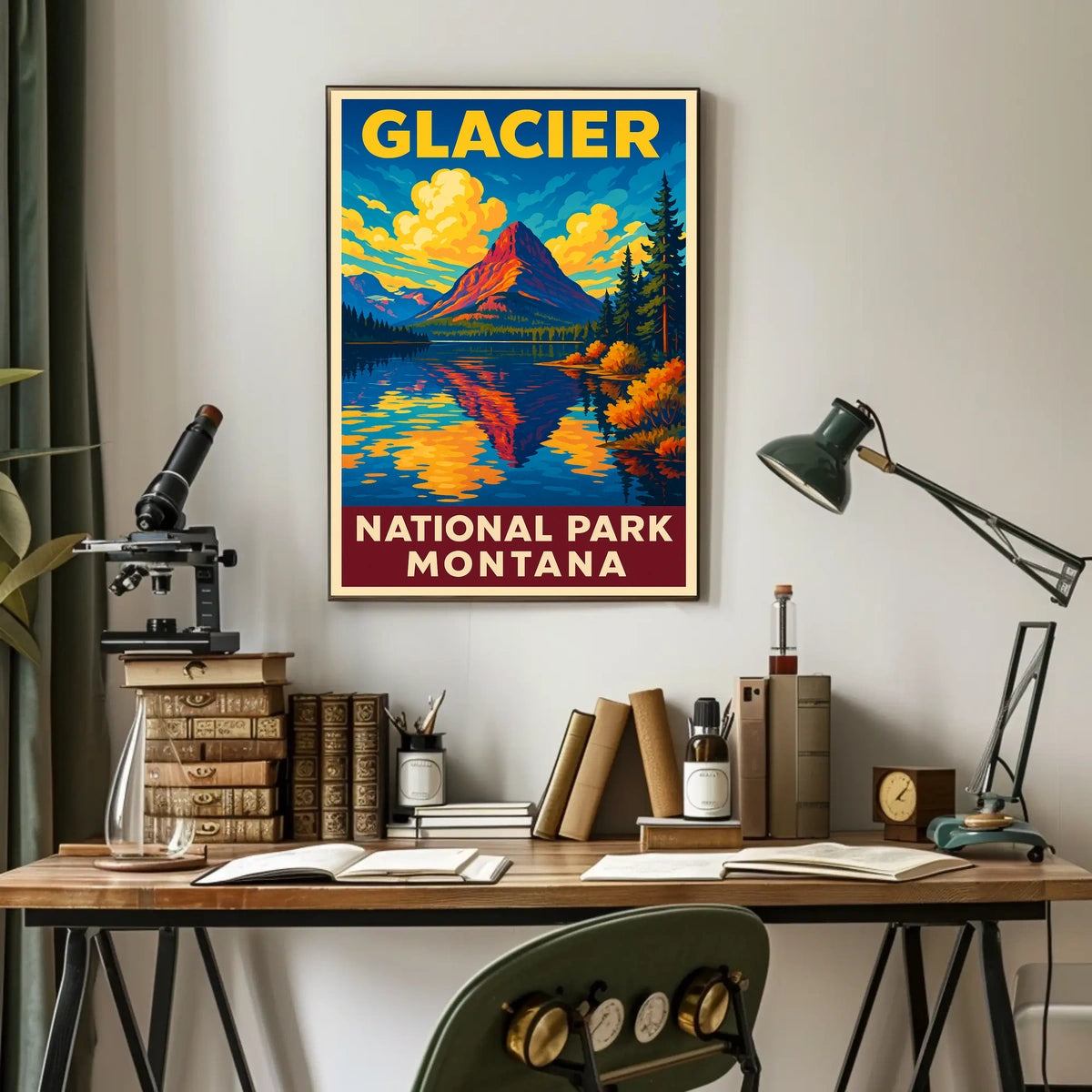 Glacier National Park Poster