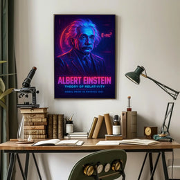 Science Education Albert Einstein Theory Of Relativity Poster