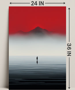 Solitude At Dusk Poster