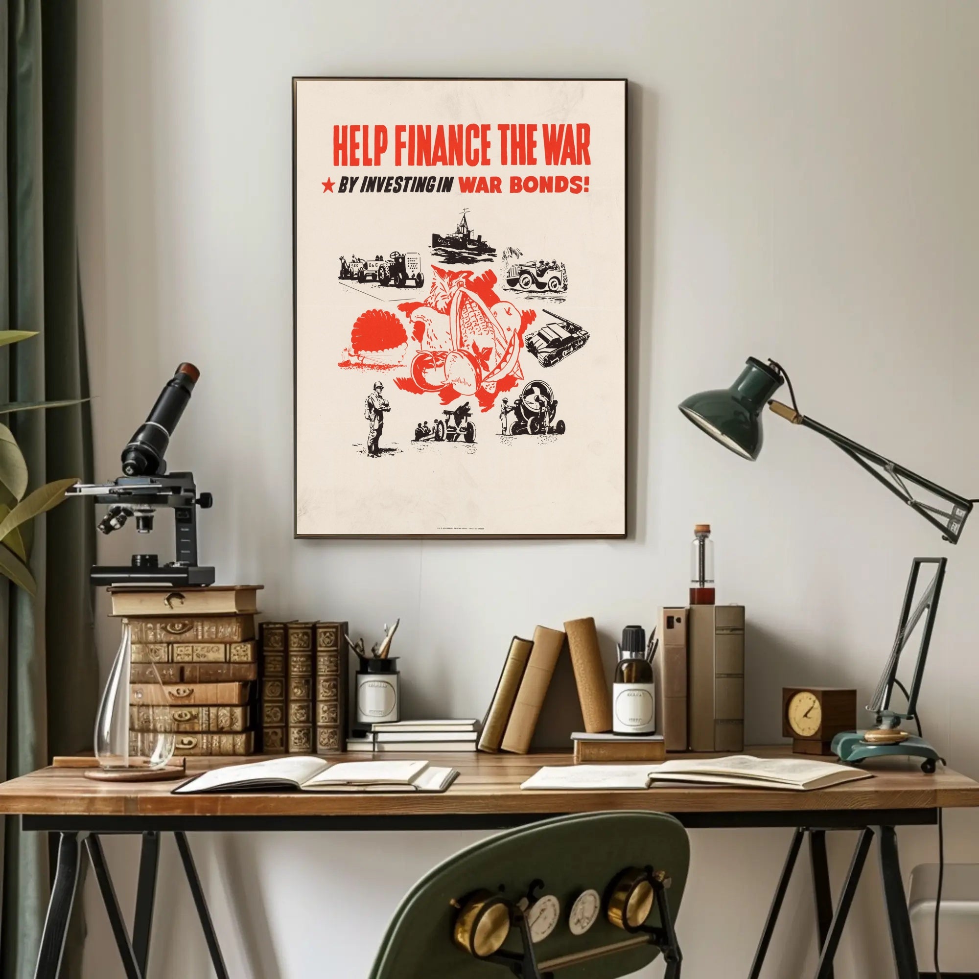 Support the War Effort Poster PosterGoat