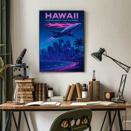 Hawaii Experience the Future Poster PosterGoat