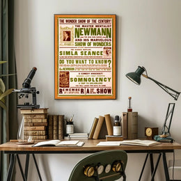 The Master Mentalist Neumann Vintage Entertainment Poster