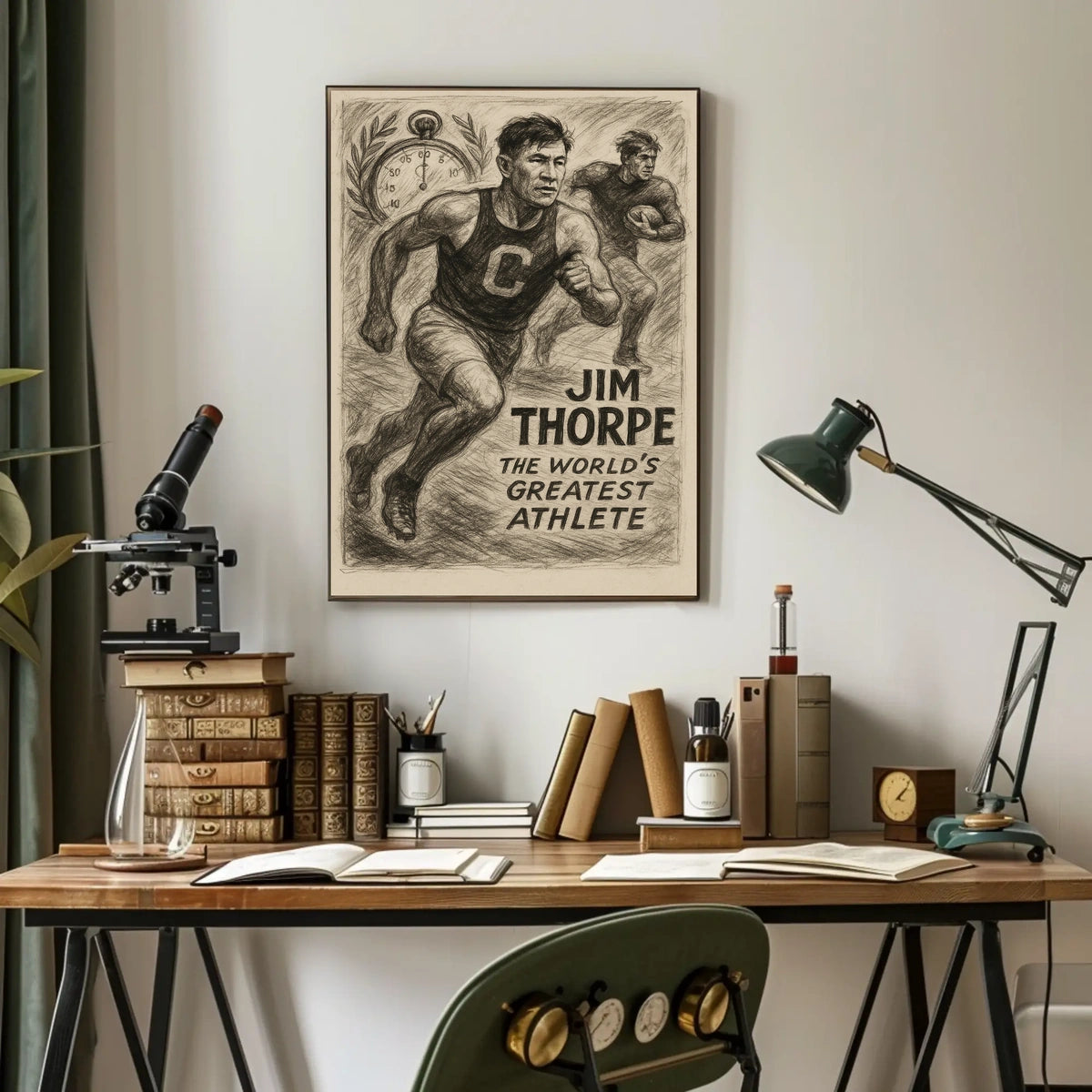 Jim Thorpe Legendary Athlete Jim Thorpe Poster